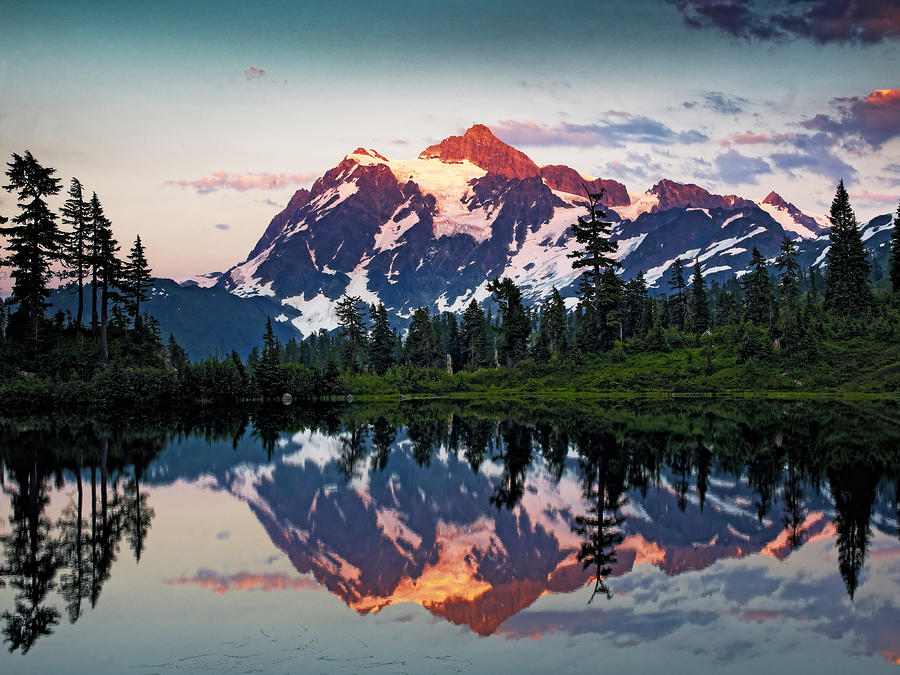 Mt. Shuksan Washington Northern Cascades by Brendan Reals