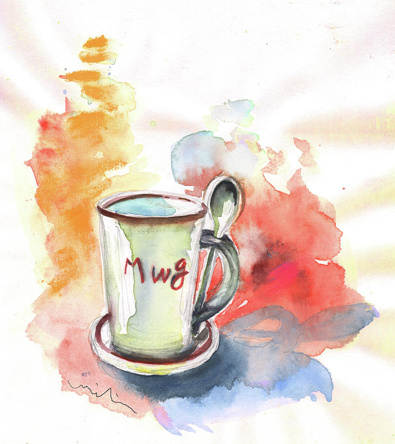 Mug Painting - Mug by Miki De Goodaboom