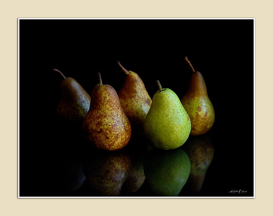 Multi Culteral Pears Photograph by Linda Olsen