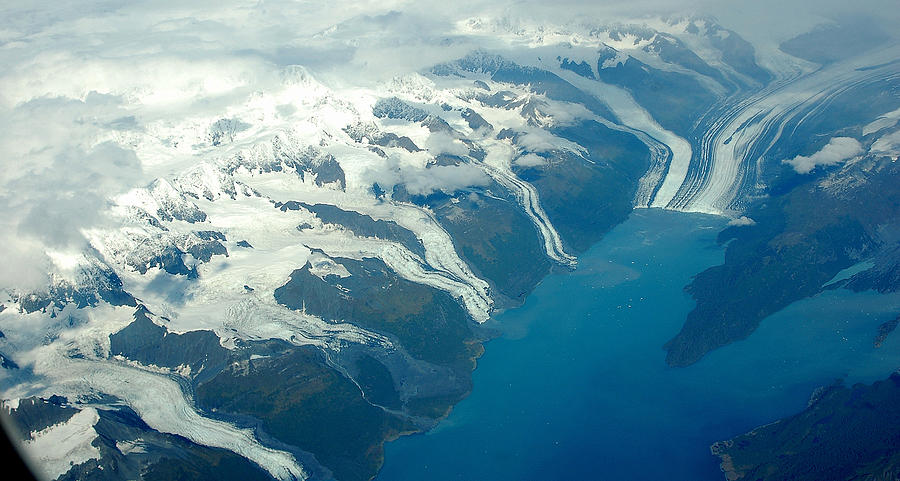 Multiple Glacier Formations - Yukon Photograph by Michael Kitahara ...