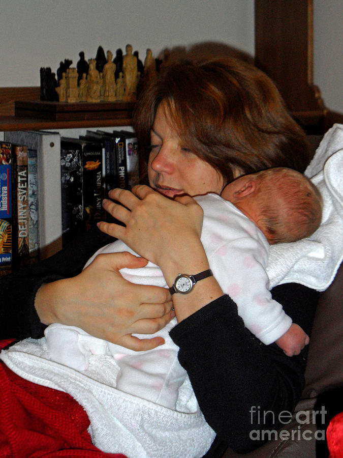Mum and baby 1 Photograph by Rod Jones
