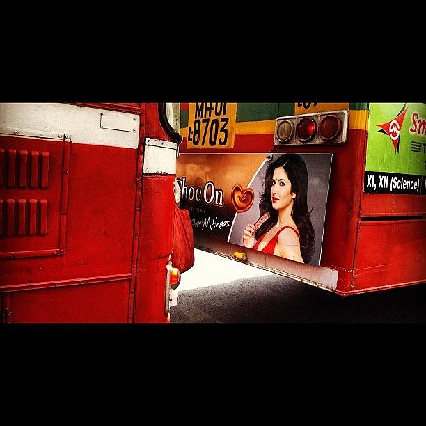 Chocolate Still Life Photograph - #mumbai #traffic #bus #best #red by Sahil Gupta
