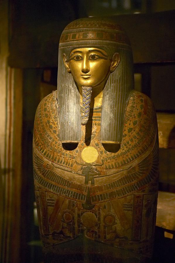 Tomb Photograph - Mummy Cover Of Panehesy by Colin Cuthbert
