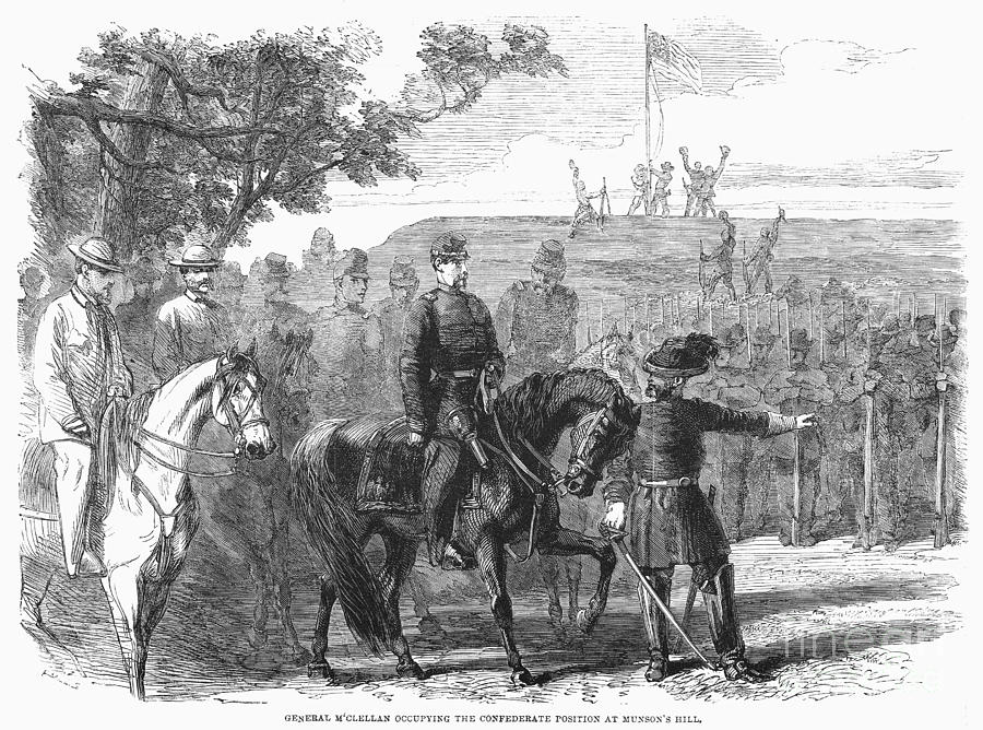 Munsons Hill, 1861 Photograph by Granger