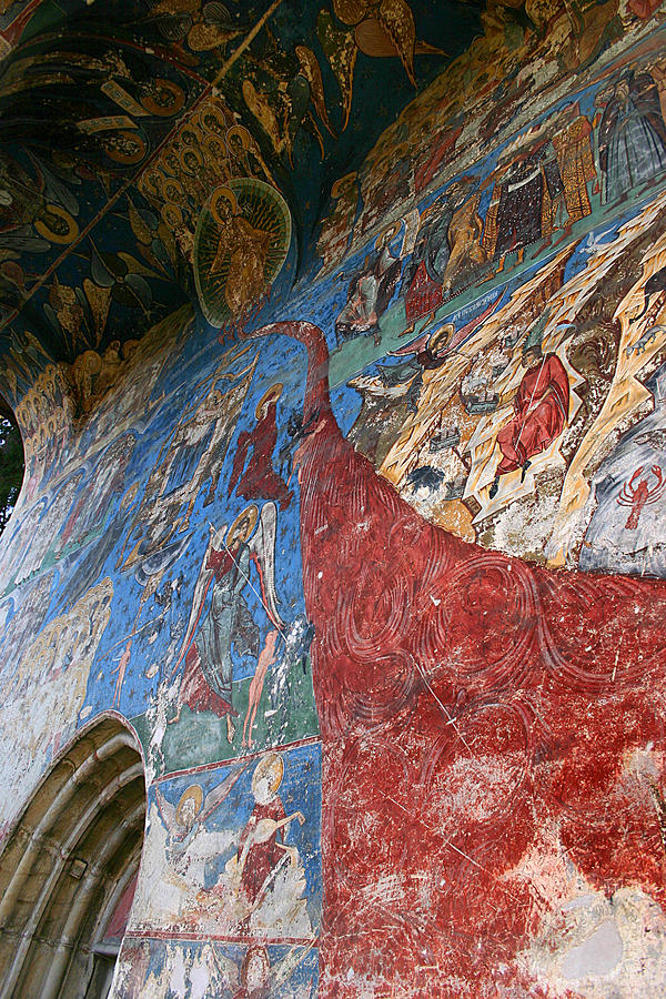 Mural from Humor Monastery Photograph by Emanuel Tanjala