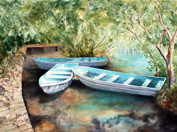 Murky Waters Painting by Nancy Goldman