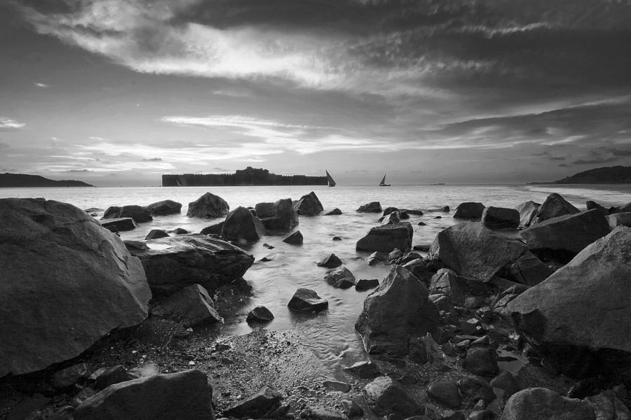 Murud Janjira - BW Photograph by Sydney Alvares - Fine Art America