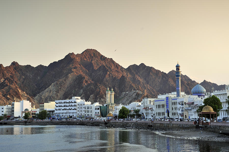 Muscat At Sunset Oman Photograph by Marco Brivio