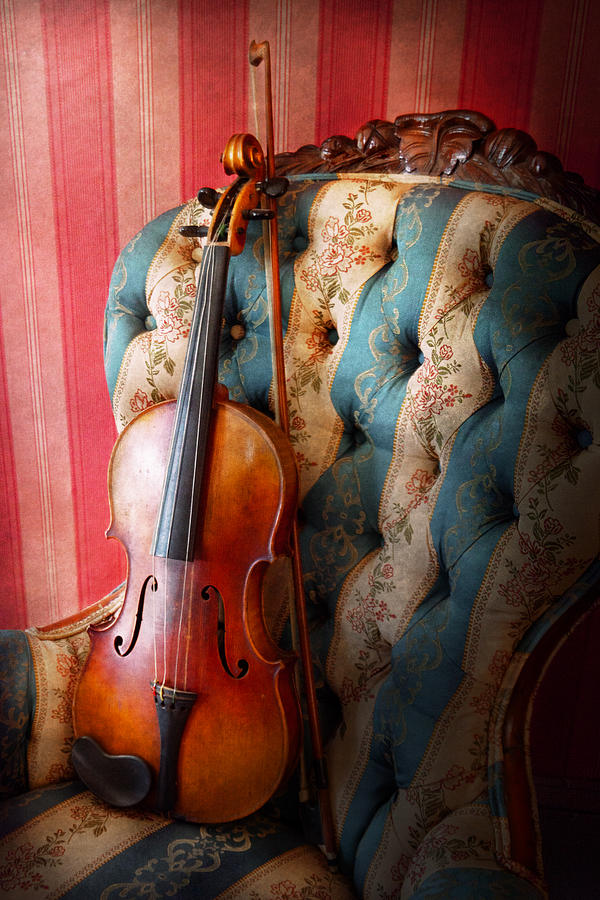Music Photograph - Music - Violin - Musical Elegance  by Mike Savad