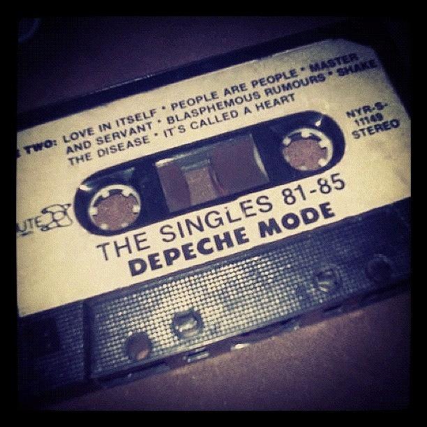Music Photograph - #music #depechemode #cassette #newwave by Jenny Santos