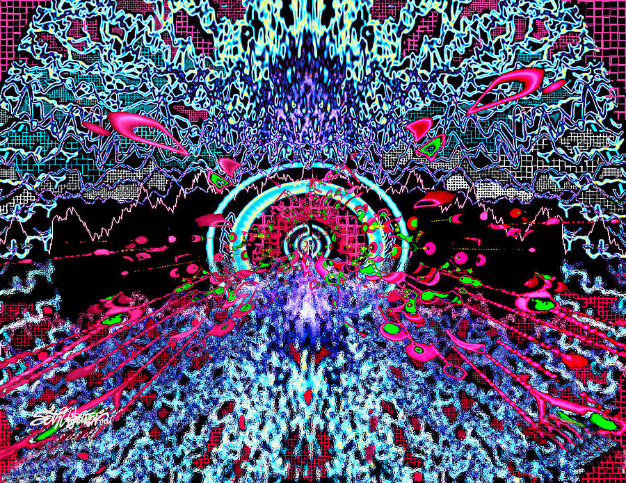Pattern Digital Art - Music for the Eyes by Seth Weaver