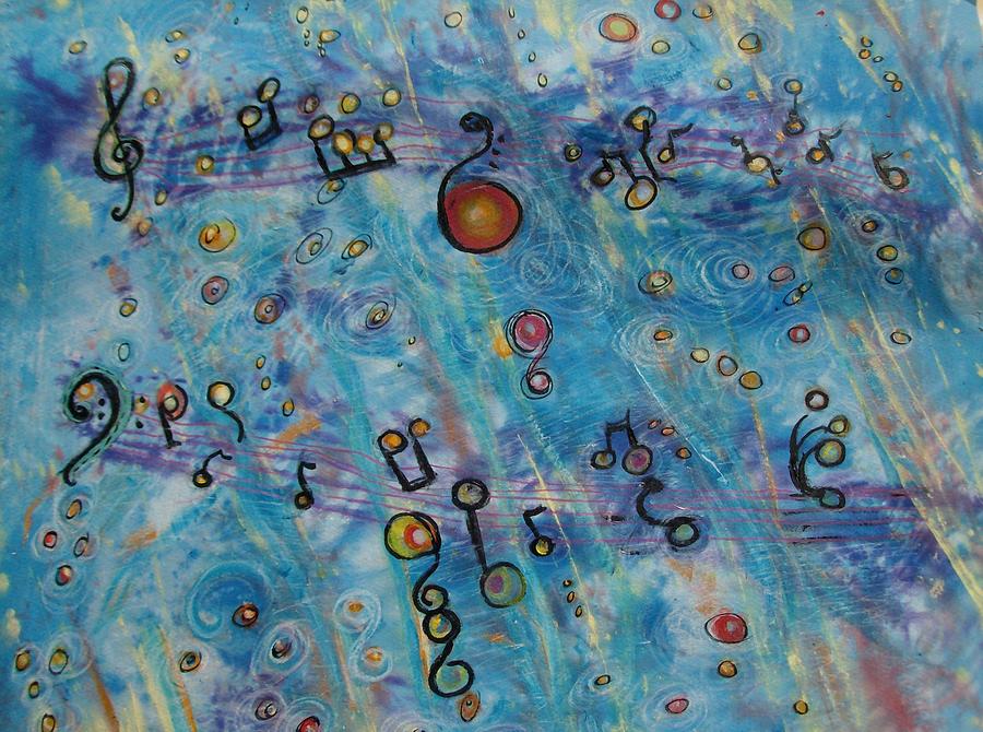 Music Moment Painting by Francine Ethier