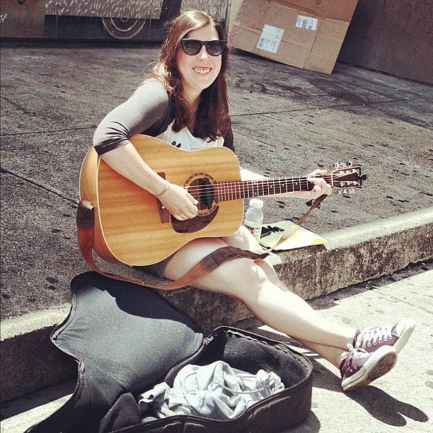 Boston Photograph - #music #musician #singer #acoustic by Vicki Leggett