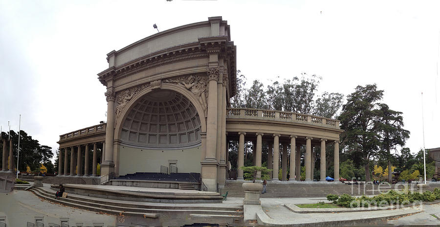 Music Pavillion at Golden Gate Park Digital Art by Ronald Bissett