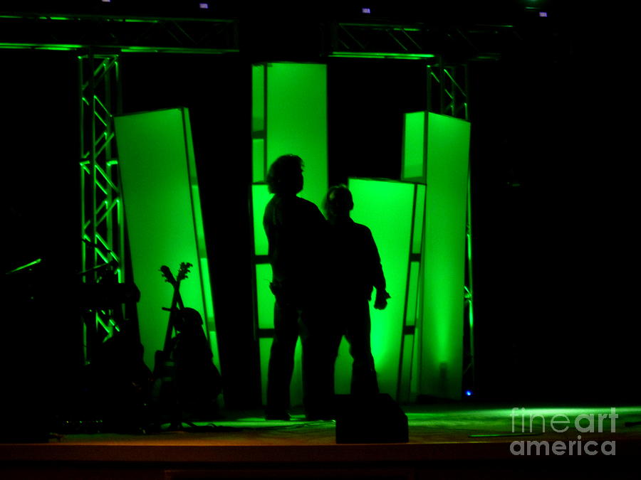 Musicians Waiting in the Shadows Photograph by Renee Trenholm