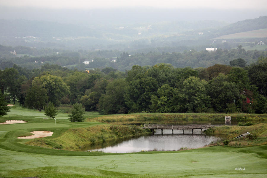 Musket Ridge - in the foothills of the Catoctin Mountains - Par 4 - 1st Photograph by Ronald Reid