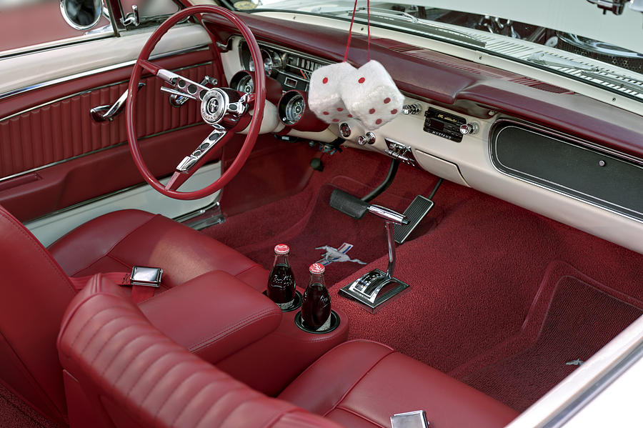 Mustang 1965 inside. Miami Photograph by Juan Carlos Ferro Duque