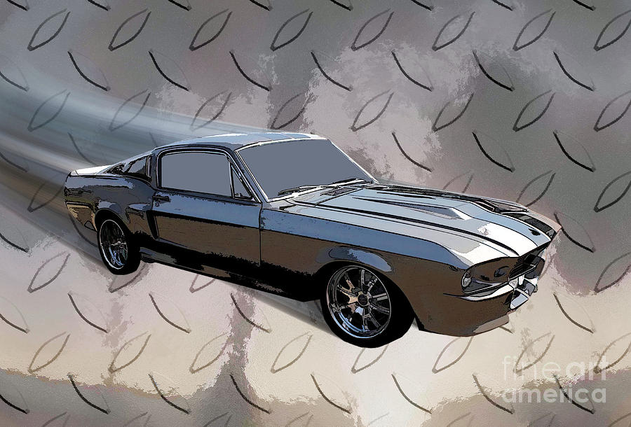 Mustang GT Fastback Digital Art by Tommy Anderson - Fine Art America