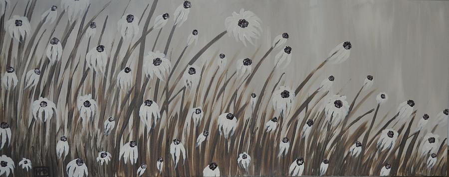 Daisy Painting - Muted Daisy by Holly Donohoe