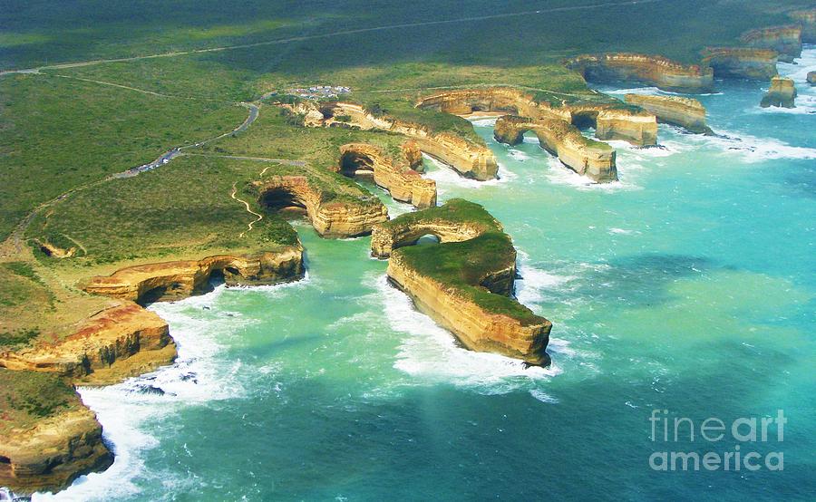 Mutton Bird Island and Coastline Photograph by Michele Penner