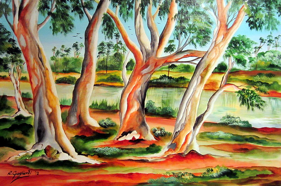 My Australia passion Painting by Roberto Gagliardi