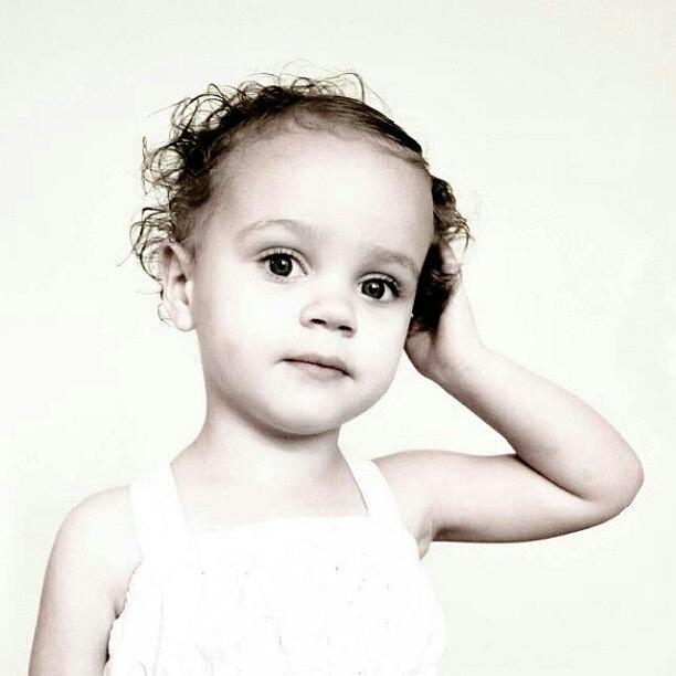 Eyes Photograph - My Baby Girl, Lou-lou. #prettybaby by Becca Watters