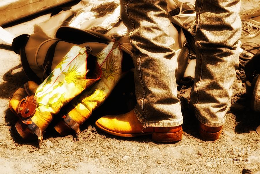 My Boots...Justins Photograph by Gus McCrea