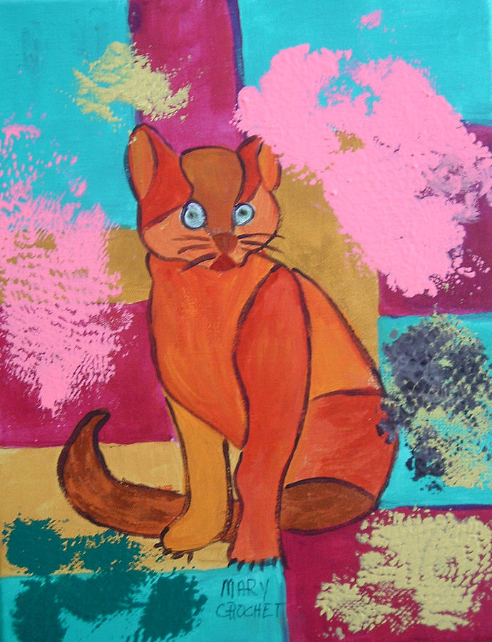 My Cat Painting by Mary Crochet - Fine Art America