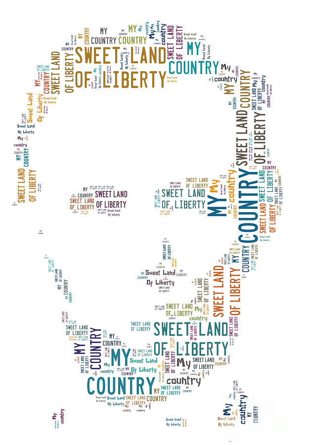 My Country- Lincoln Digital Art by Trilby Cole