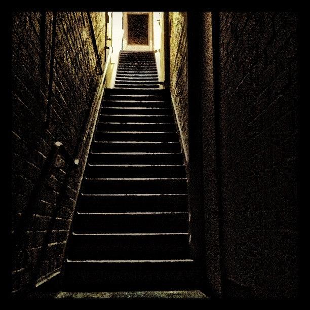 Instagram Photograph - My Creepy Home Stairs by Sydney Australia