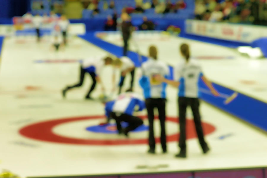 Sports Photograph - My Curling Dream by Lawrence Christopher