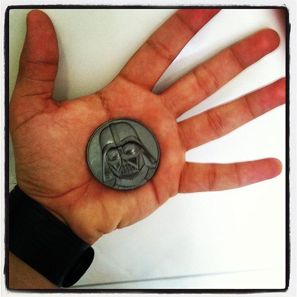 Beautiful Photograph - My Darth Vader Coin #starwars by Guilherme Lopes