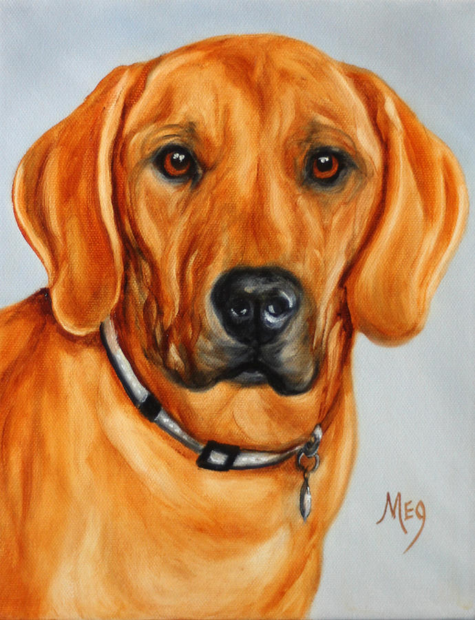 My Dog Painting by Meg Keeling