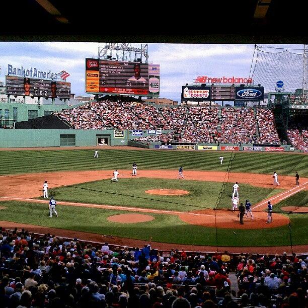 Baseball Photograph - My Favorite Kind Of Sunday - Fenway Park by Casie Gillette