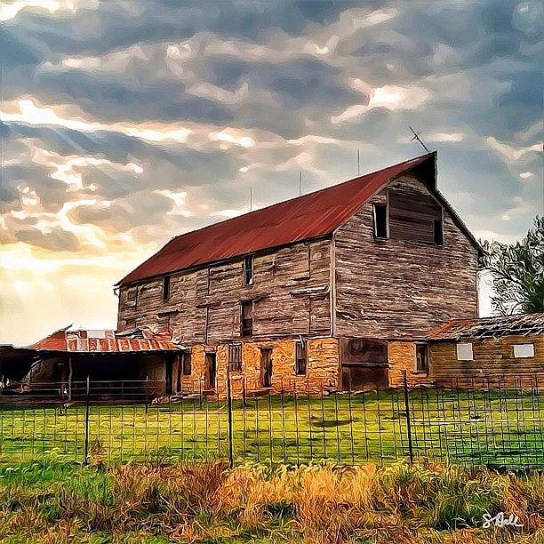 Barn Photograph - My Favorite Part Of This Old, Tired by Sue Hall