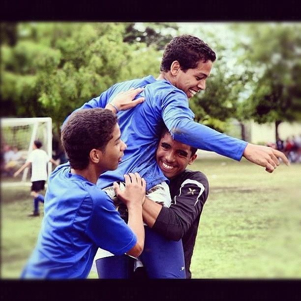 Soccer Photograph - My First Hat Trick ( 3 Goals ) In An by Josue Pena