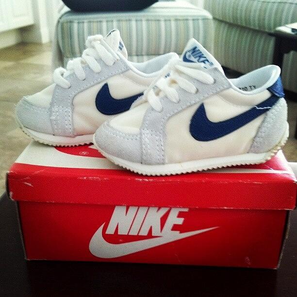 Nikes Photograph - My First Pair Of #nikes Ever by Kevin Lawton
