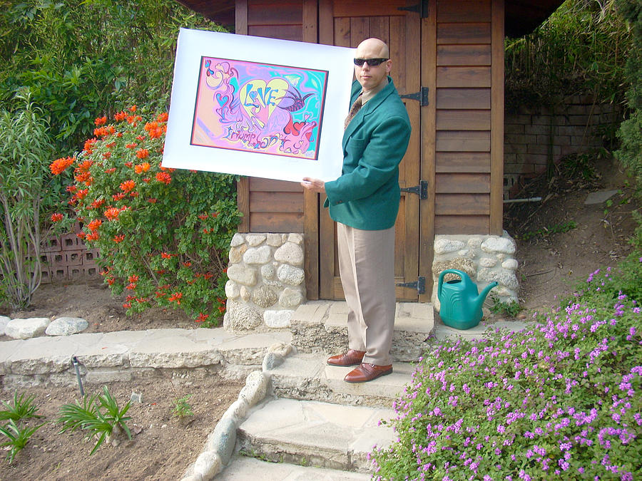 My First Reproduced Piece Of Art    At A House Of Friends Photograph by Kenneth James