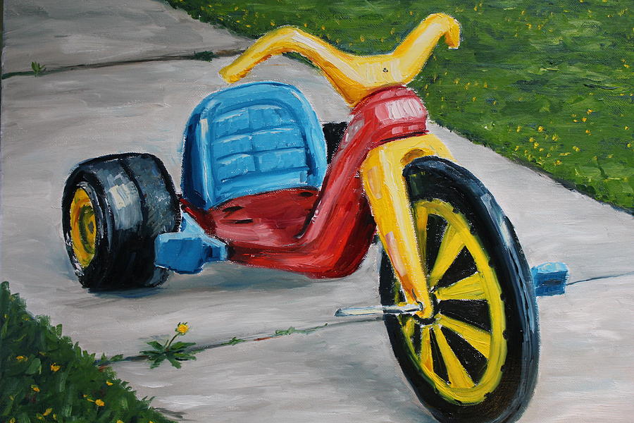 My First Ride Painting by Daniel W Green