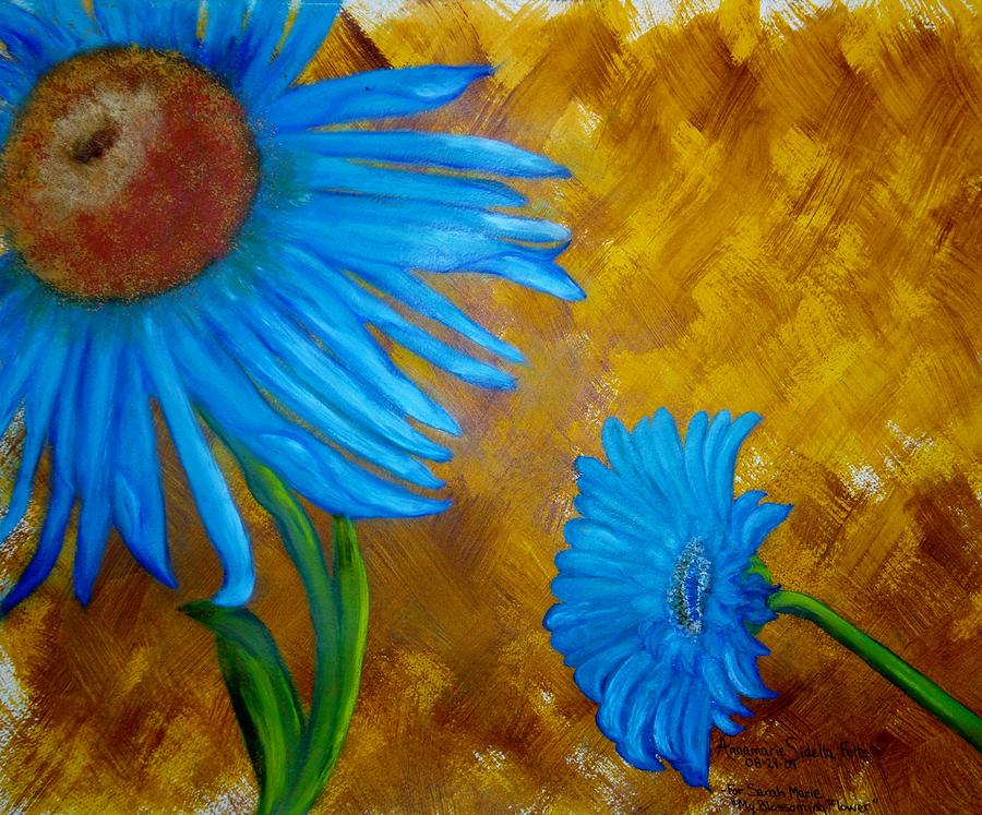 My Flowering Blossom Painting by Annamarie Sidella-Felts