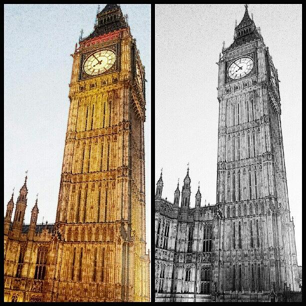 Landmark Photograph - My Friend Ben #london #ldn #bigben by Paul Petey