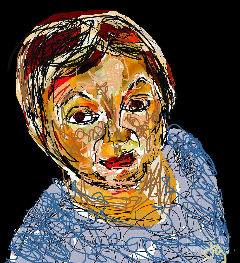 Woman Digital Art - My friend by Joyce Goldin