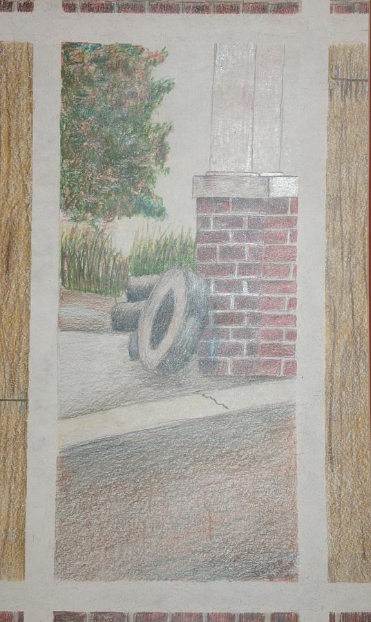My Front Porch Looking In Drawing by Dexter Blanton