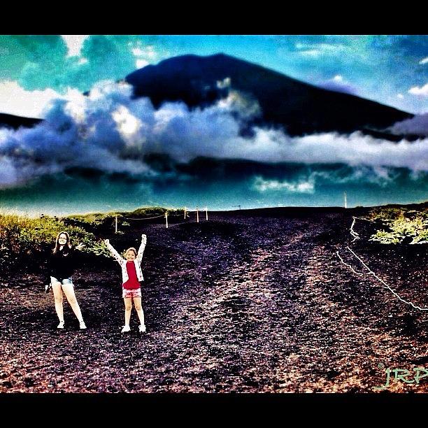 Beautiful Photograph - My Girls The World Travelers On Mt. Fuji by Julianna Rivera-Perruccio