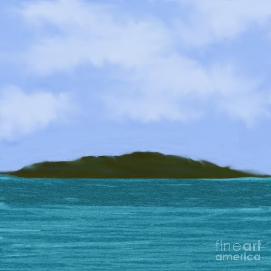 Landscape Painting - My Island  by Kristina Sale