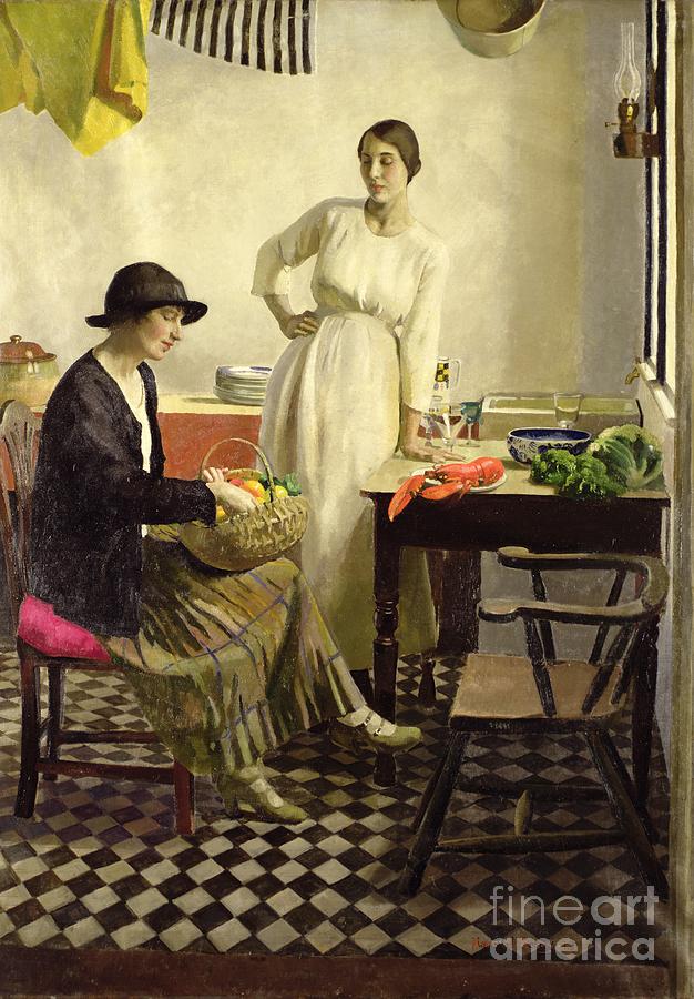 My kitchen Painting by Harold Harvey