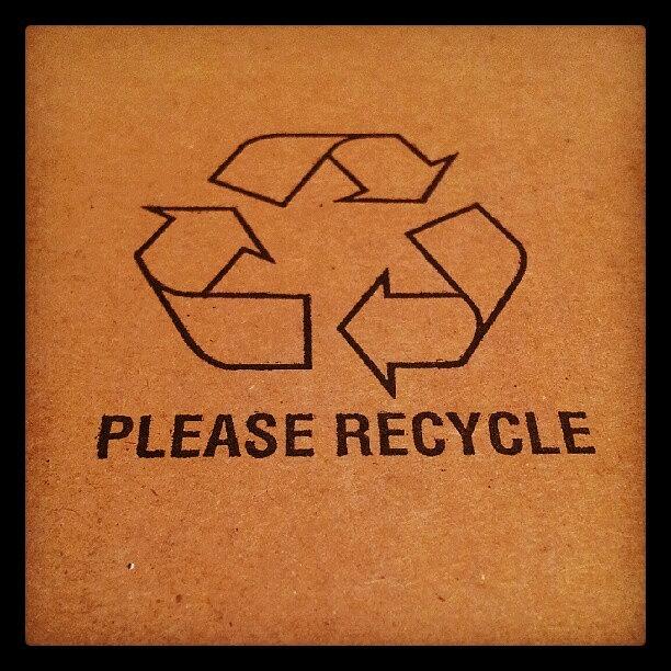 Recycle Photograph - My Mantra. Words To Live By. #recycle by Monika Salita