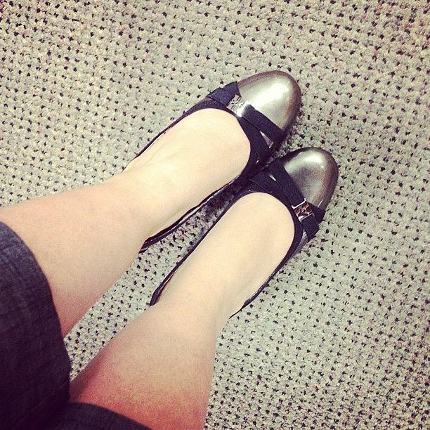 My New Anne Klein Sensible Shoes...live Photograph by Melissa Lutes
