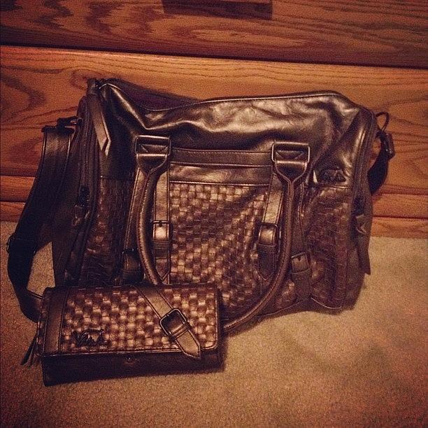 Wallet Photograph - My New Bag For School!  #vans #school by Amanda Jordan