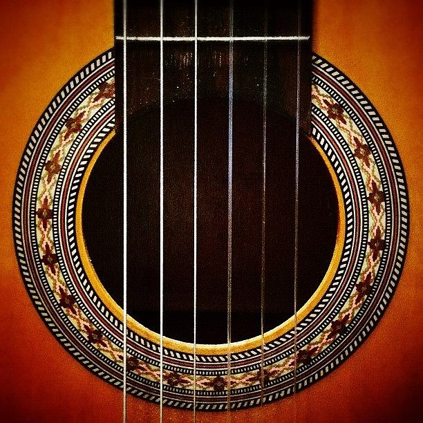 Music Photograph - My Old #classical #guitar by Rob Beasley